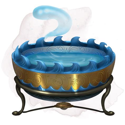 Exquisitely charming magical basin